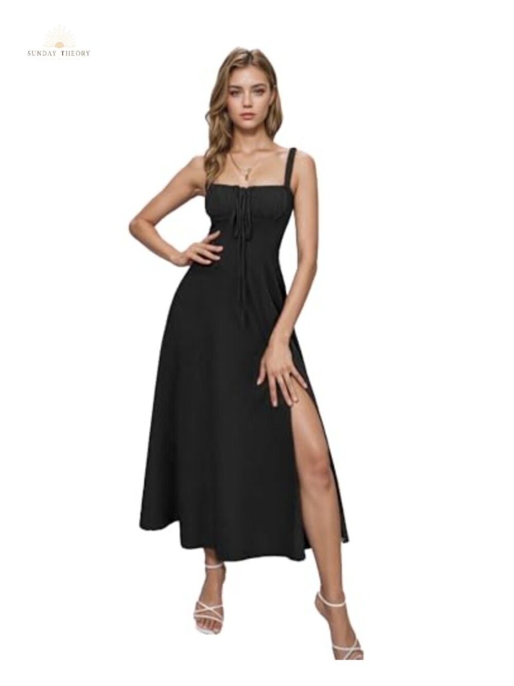 Womens Floral Corset Midi Dress Boho Sundress Adjustable Spaghetti Strap